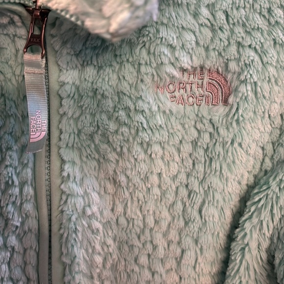 The North Face Youth Girl's Laurel Fleece Jacket Coat Ice Green Youth large - Picture 2 of 5